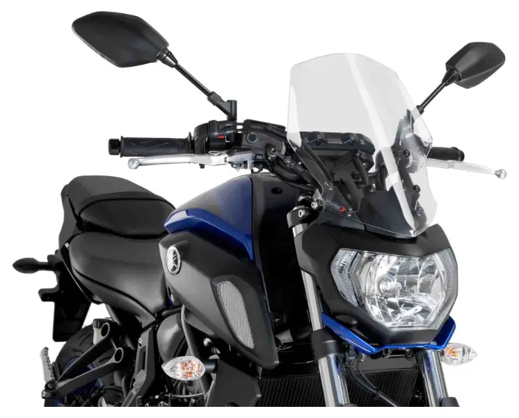 puig touring naked new generation windscreen yamaha mt 07 2018 2020
