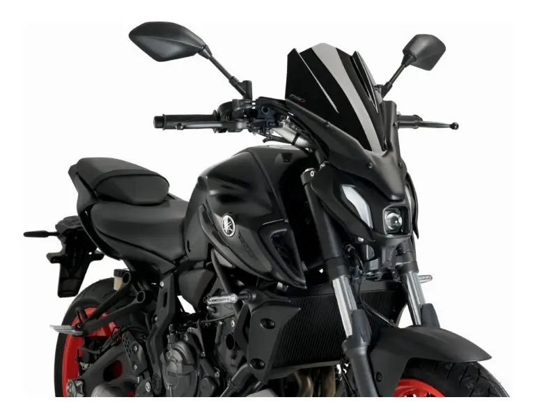 puig touring naked new generation windscreen yamaha mt 07 2021 2023