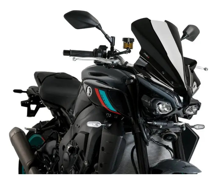 puig touring naked new generation windscreen yamaha mt 10 sp 2022 2023