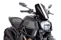 puig touring naked new generation windscreen ducati diavel 2014 2018