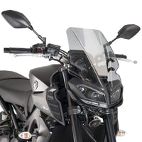 puig touring naked new generation windscreen yamaha fz 09 mt 09 2017 2020