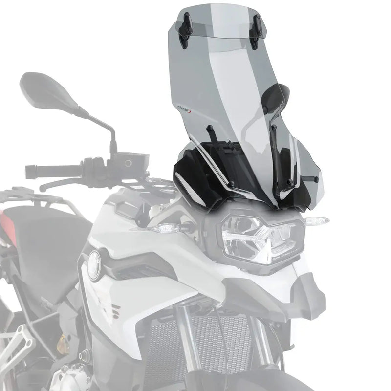 puig touring screen with visor bmw f750gs 2018 smoke