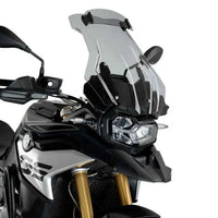 puig touring screen with visor bmw f850 gs 2018 smoke