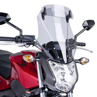 puig touring screen with visor honda nc700s 2012 2013 nc750s 2014 2018 smoke