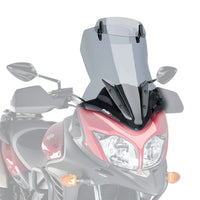 puig touring screen with visor suzuki v strom dl650 xt 2012 2016 smoke