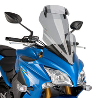 puig touring screen with visor suzuki gsx s 1000 fa 2015 smoke