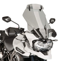 puig touring screen with visor triumph explorer 1200 xc xcx xra low 2016 2017 smoke
