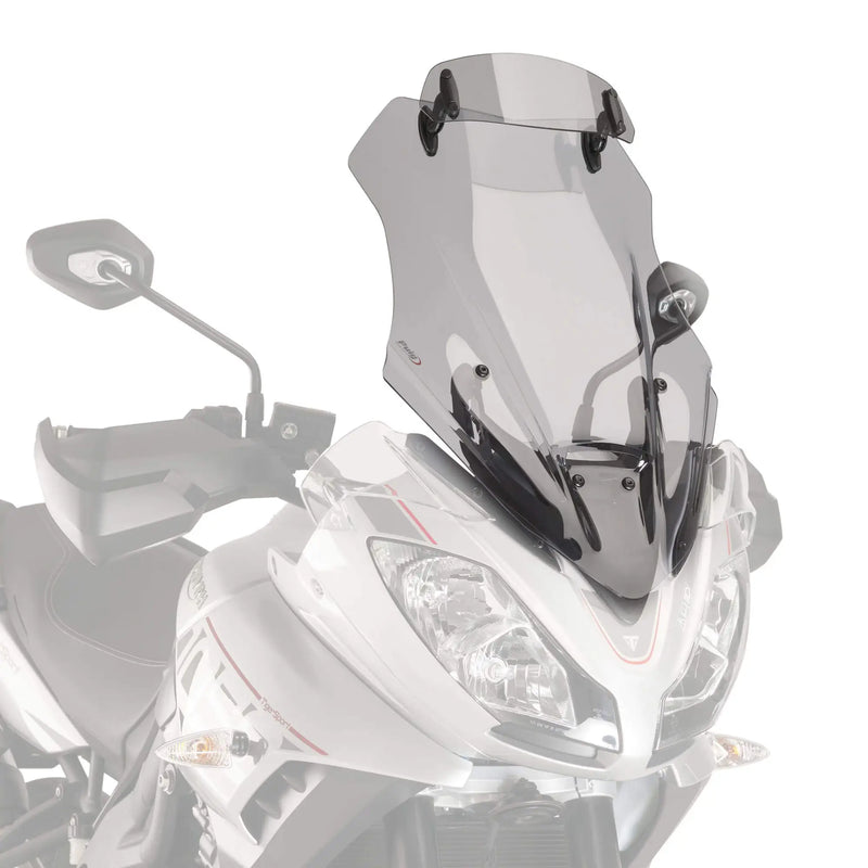 puig touring screen with visor triumph tiger 1050 sport 2016 smoke