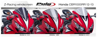 puig z racing windscreen honda cbr1000rr 2012 2016