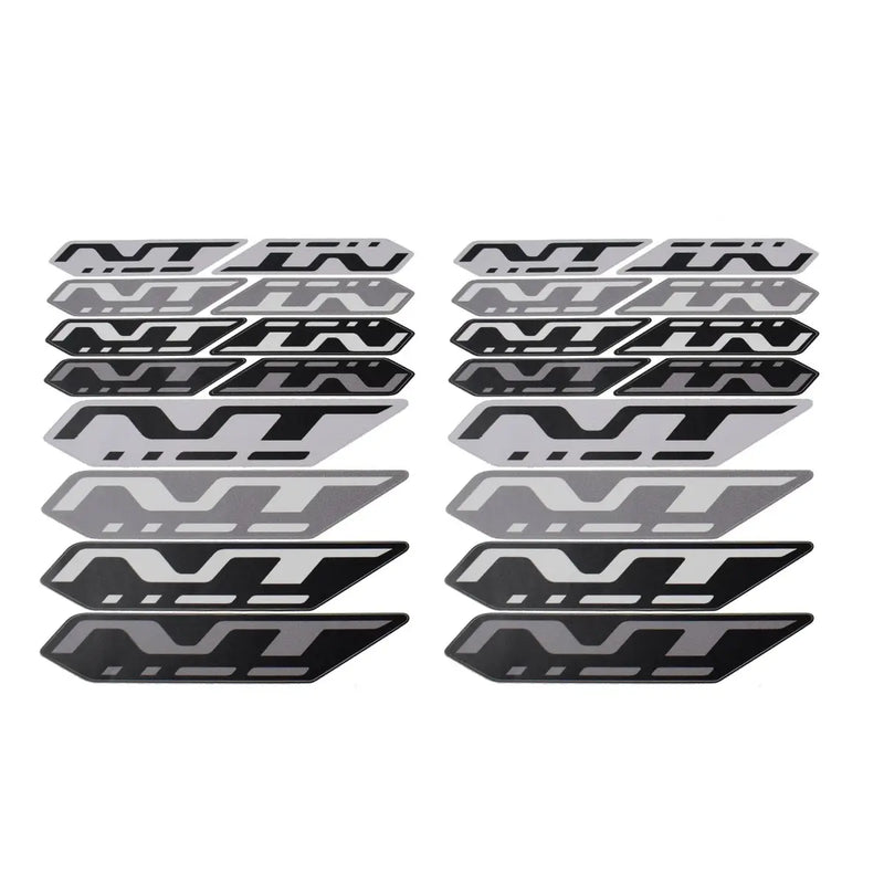 pyramid decals set of 24 honda nt1100 black gray