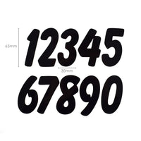pyramid decals racing numbers set 0 9