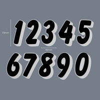 pyramid decals racing numbers set 0 9