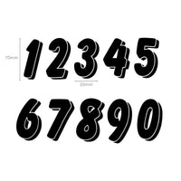 pyramid decals racing numbers set 0 9