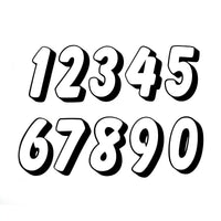 pyramid decals racing numbers set 0 9