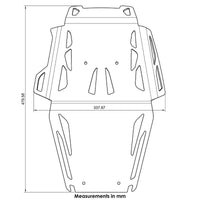 pyramid engine plate bmw f900r 2020 matte black
