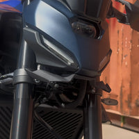 pyramid frontal wing yamaha mt 07 2025 matte black