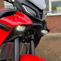 pyramid lower headlight guards yamaha tracer 9 gt 2021 matte black