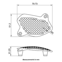pyramid lower headlight guards yamaha tracer 9 gt 2021 matte black