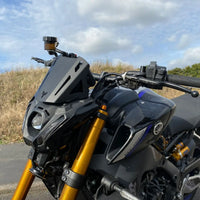 pyramid metal fly screen yamaha mt 09 2021 matte black