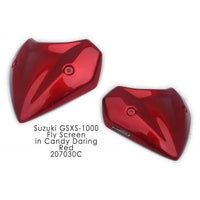 pyramid plastics fly screen suzuki gsx s1000 2015