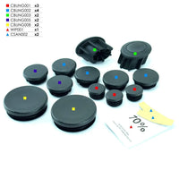 pyramid plastics frame end caps for bmw r1200r rs 15