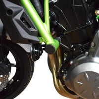 pyramid plastics frame end caps for kawasaki z650 ninja 650
