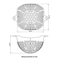 pyramid plastics headlight guard yamaha mt 09 2021 matte black
