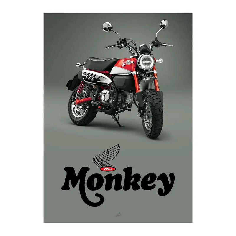 pyramid plastics poster honda monkey 125 2018