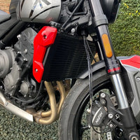 pyramid plastics radiator guard triumph trident 660 2021 matte black