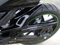 pyramid plastics rear hugger in black kawasaki 250 08