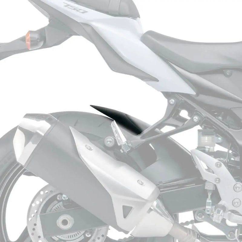 pyramid plastics rear hugger extension for suzuki gsr750 11