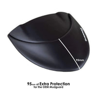 pyramid plastics rear hugger extension for triumph tiger 1050 07 11