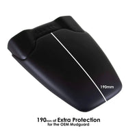 pyramid plastics rear hugger extension for yamaha tracer 700