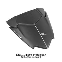 pyramid plastics rear hugger extension kawasaki z h2 2020 matte black