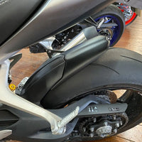 pyramid plastics rear hugger extension triumph speed triple 1200 rs 2021 matte black