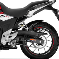 pyramid plastics rear hugger honda cb 500 x 2019 gloss black