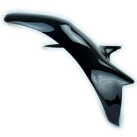 pyramid plastics rear hugger honda vfr800 gloss black 1998 2001