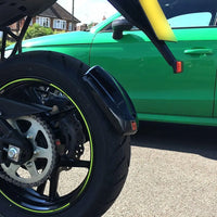 pyramid plastics spray guard kawasaki versys 650 2006 gloss black
