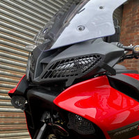 pyramid plastics upper headlight guards yamaha tracer 9 2021 matte black
