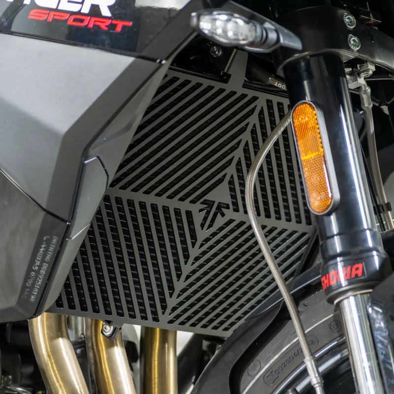 pyramid radiator guard triumph tiger sport 800 2025 matte black