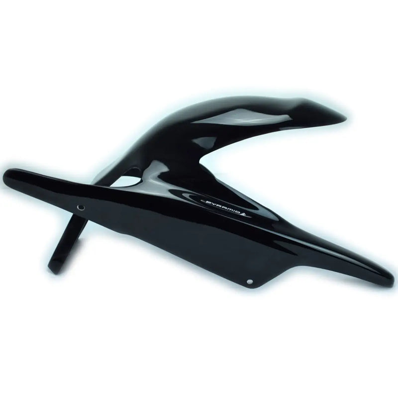 pyramid rear hugger kawasaki zzr 1200 2002 2005 gloss black