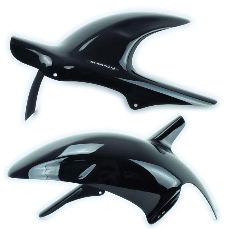 pyramid rear hugger yamaha fazer 1000 2001 2005 gloss black
