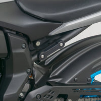 pyramid rear peg blanking blocks yamaha mt 07 2025 matte black