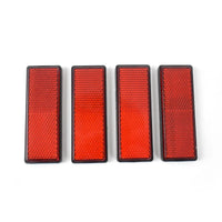 pyramid stick on red reflectors