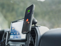 quad lock adhesive dash console car mount
