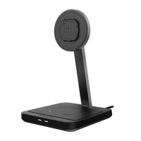 quad lock dual desktop wireless charger