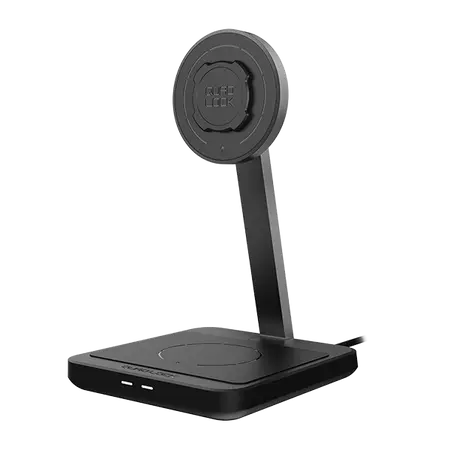 quad lock dual desktop wireless charger