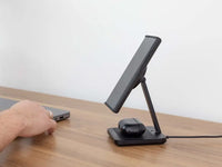 quad lock dual desktop wireless charger