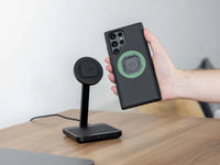 quad lock dual desktop wireless charger