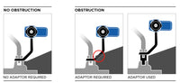quad lock mirror stem mount